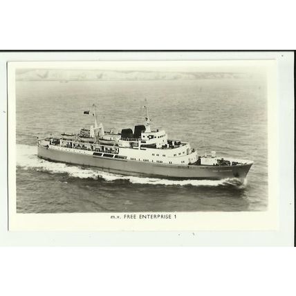 Townsend Car Ferries MV FREE ENTERPRISE I Postcard (Company card)