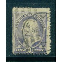 Used 212 1c Benjamin Franklin Average Plus M01486