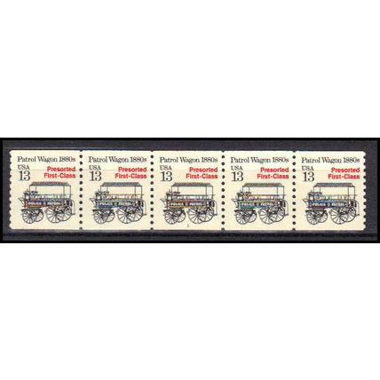 2258 13c Police Wagon Fine MNH Dry Gum PNC 1/5 X3134