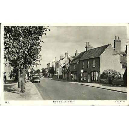Surrey RIPLEY High Street Postcard (Tuck RL.8)