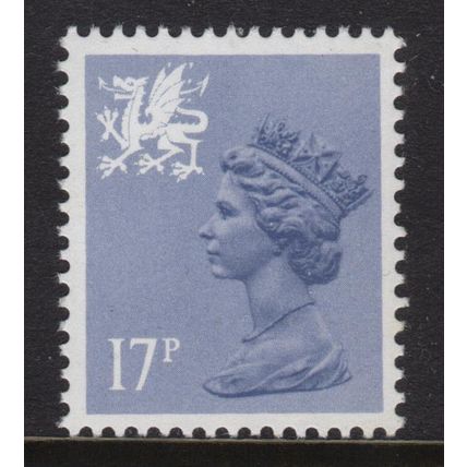 W44 XWL16 17p Grey-blue ACP WALES - Unmounted Mint