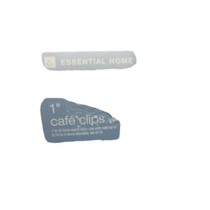 Essential Home 1" Cafe Round Clips Set of 14 gold