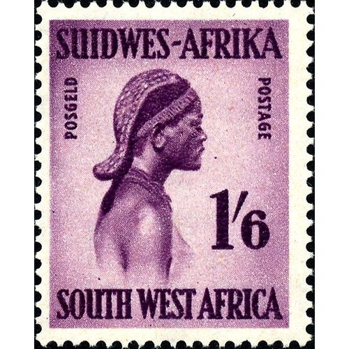 South West Africa QEII 1960 1s 6d Purple Unmounted Mint NHM SG 170 Ovambo Woman