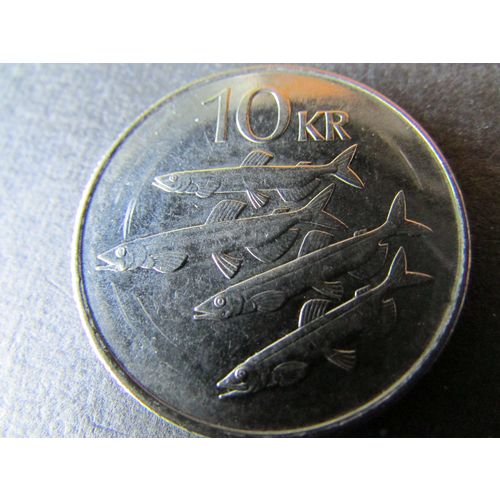 1996 ICELAND 10 KRONA FREE POST COIN - 3. ZB