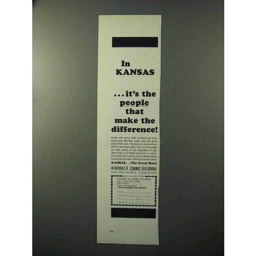 1964 Kansas Department of Economic Development Ad
