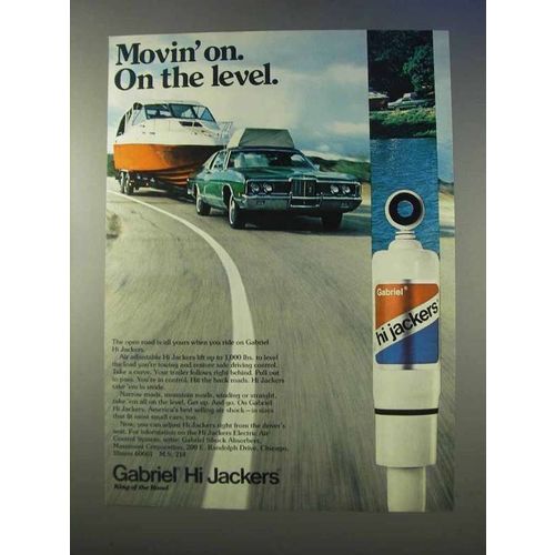 1976 Gabriel Hi Jackers Shocks Ad - On The Level