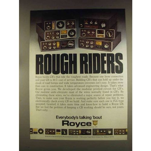 1976 Royce CB Radios Ad - Rough Riders