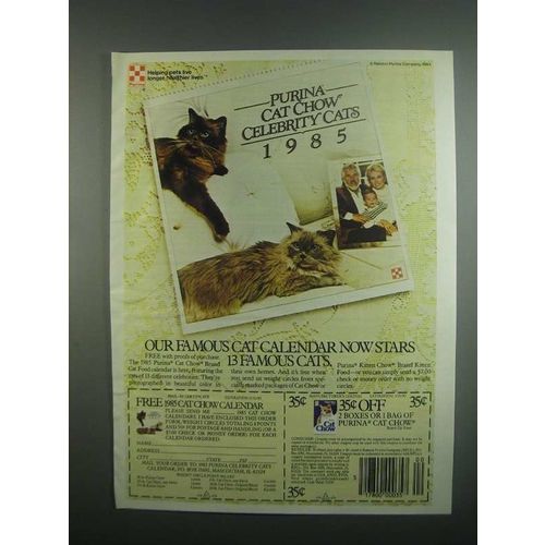 1984 Purina Cat Chow Cat Food Ad