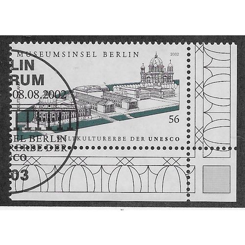 GER 2002 56c 'UNESCO WORLD HERITAGE' (CORNER MARGIN) FINE USED (EBID53-946)