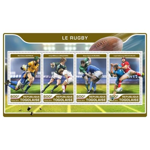 TOGO 2017 SHEET MNH RUGBY SPORTS DEPORTES 2