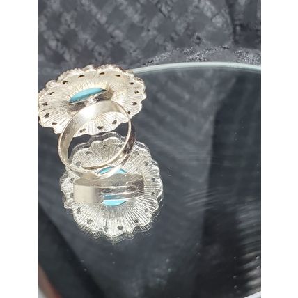 Ana Sterling Silver & Genuine Turquoise Ring