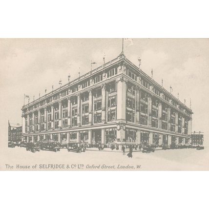 The House of Selfridge Oxford Street, London Postcard (LN78024)