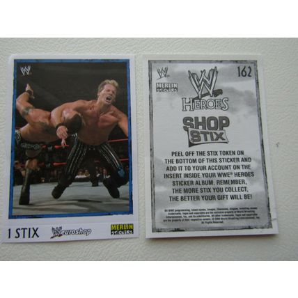 Topps - Merlin 2008 WWE Heroes Wresting Stickers 1-216 & P1-P15 Variants (EB2)