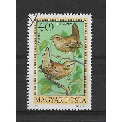 Hungary.SG2791 40fi Winter Wren.Fine Used.Sept22