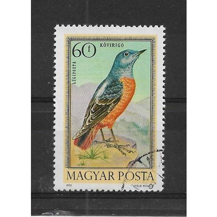 Hungary.SG2792 60fi Rock Thrush.Fine Used.Sept22