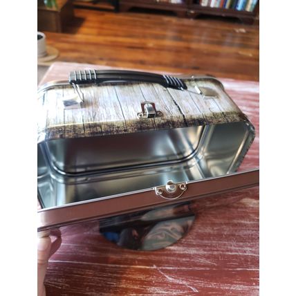 John Wayne Retro Metal Lunch Box - "The Duke" - Cowboy - Patriotic