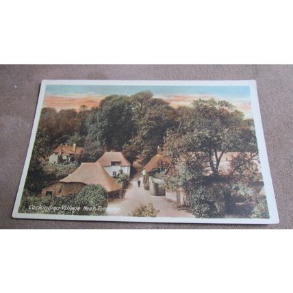Early Milton Postcard - Cockington Village scene, Nr Torquay, Devon