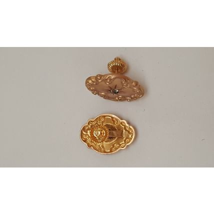 Antique Victorian 14K Gold .25cts Old European Cut VS Diamonds Studs Earrings