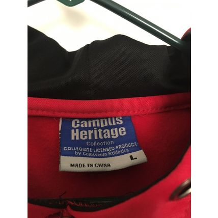 Campus Heritage Men's Hoodie Sweatshirt Maryland Terrapins Size L Red