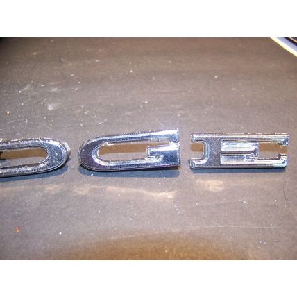 1965 1966 DODGE CORONET EMBLEMS OEM #2417825 2417826 2417828 2417829