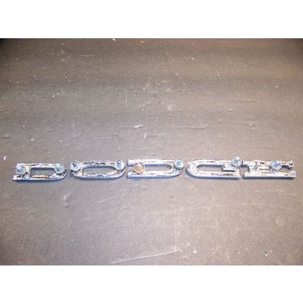 1965 1966 DODGE CORONET EMBLEMS OEM #2417825 2417826 2417828 2417829
