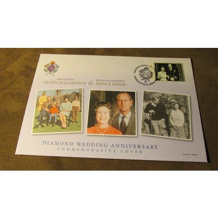 2007 Palau FDC Cover - Queen Elizabeth Diamond Wedding Anniversary