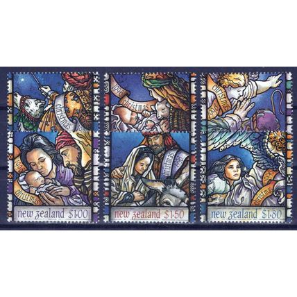 New Zealand 1385-1390 MNH Scenes From Christmas Story ZAYIX 1024S0501M