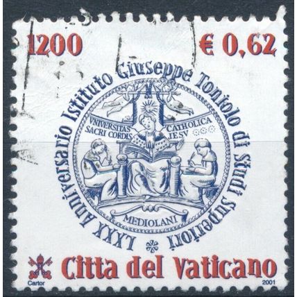 80th Anniv of Giuseppe Toniolo Institute - Vatican City 2001 - F H - MiNr 1393