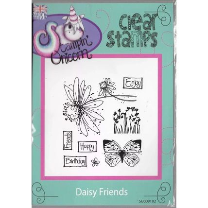 Stampin' Unicorn. Daisy Friends Stamp Set. Stamping Cardmaking Scrapbooking