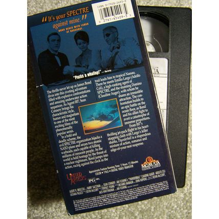 Thunderball VHS Cassette - James Bond 007