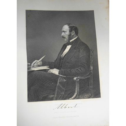 Prince Albert - steel engraving - 1876 - Duyckinck Internationale Gallerie