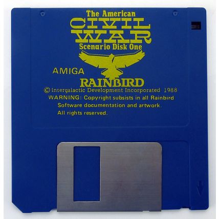 UMS AMERICAN CIVIL WAR SCENARIO DISC ONE FOR COMMODORE AMIGA - TESTED & WORKING