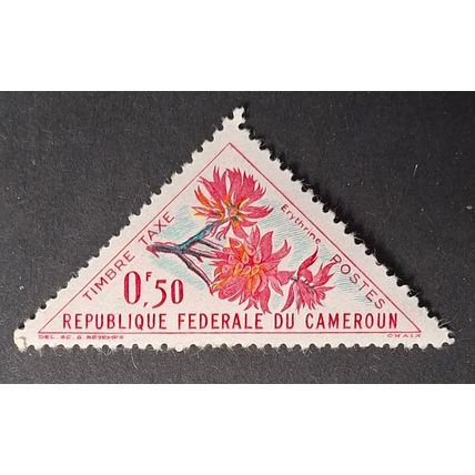 STAMP Cameroun SGD343 1963 Erythina Sp. Postage Due Mint Hinged