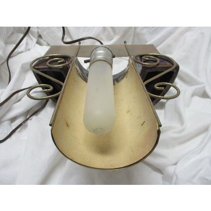 Vintage from the 1950s mid century modern tv planter/lamp sierra-columbia