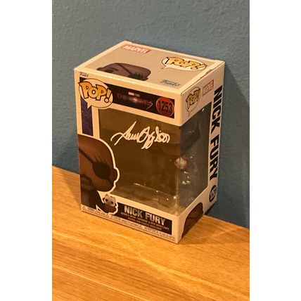 Funko Pop! Nick Fury #1253 Facsimile Laser Autographed Figure (Box & Protector)