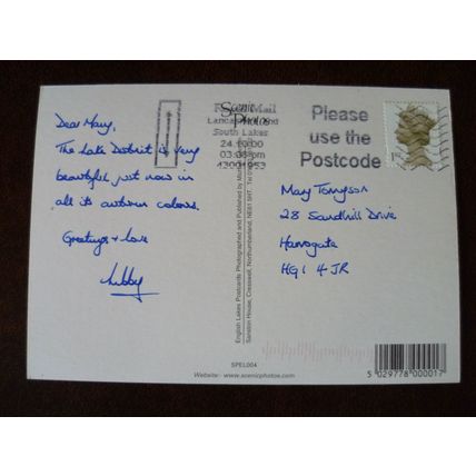 GB Elterwater The Langdales Cumbria 2000 colour postcard Scenic Photos
