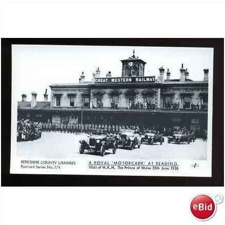 Berkshire READING Royal Motorcade Postcard (Berkshire Libraries 7/4)