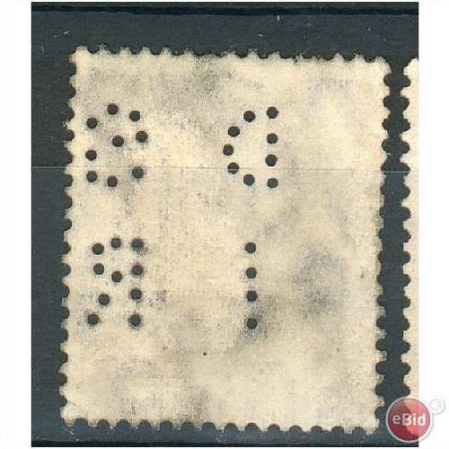 GB stamps 1941-42 KGV1 -3d pale violet SG490 perfin - 4