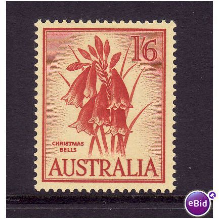 Australia 1960 1s 6d Christmas Bells Sg 322 m mint