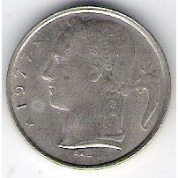 BELGIQUE 5 FRANCS 1977