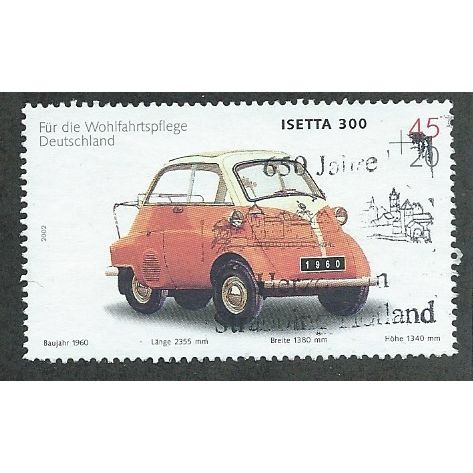 GER 2002 45c +20 'CARS -BMW ISETTA 300' FINE USED (EBID 51-171)