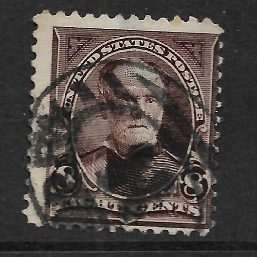 USA 1895 SG275 8c VIOLET BROWN FINE USED#2