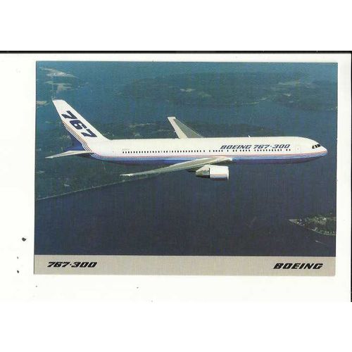Aviation BOEING 767-300 Official Postcard