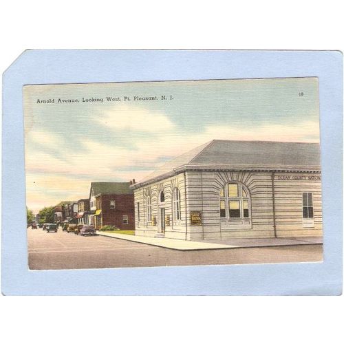 New Jersey Point Pleasant Arnold Avenue Looking West Street Scene Intersec~2334
