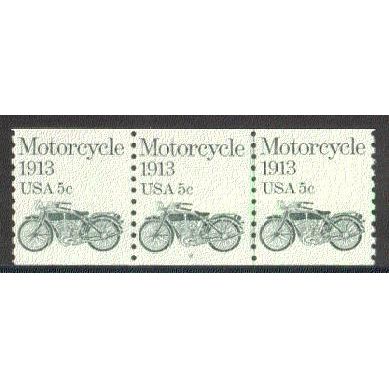 1899 5c Motorcycle Fine MNH Dry Gum PNC 2/3 V0446