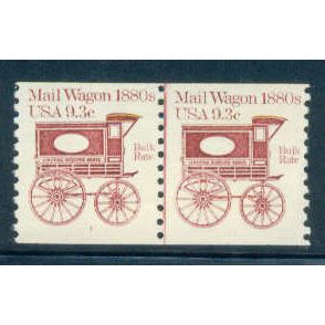 1903 9.3c Mail Wagon Fine MNH Dry Gum CNP Left 1 W0150