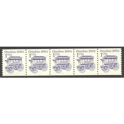 2225b 1c Omnibus Very Fine MNH Dry Gum PNC 3/5 B0483