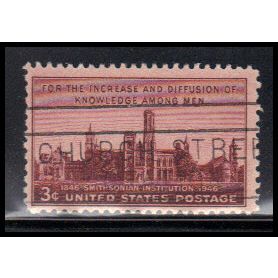 Used 943 3c Smithsonian Fine KA7830
