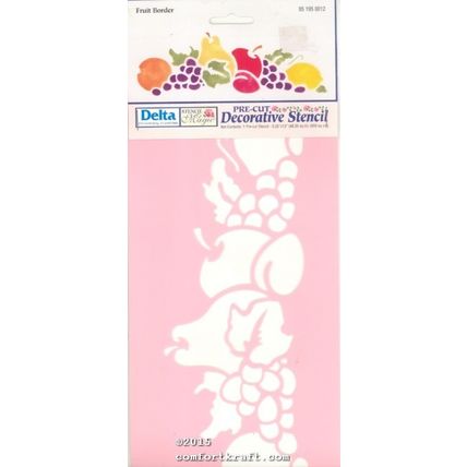 Fruit Border 95-195-0012 Pre-Cut Decorative Stencil