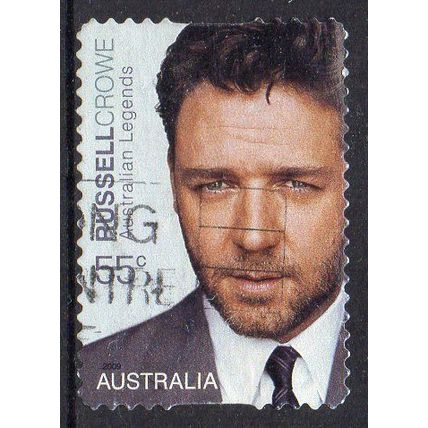 Australia 2009 Aust Legends of Film - Russell Crowe 55c s/a Used